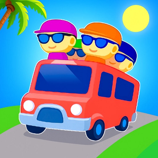 أيقونة Tap Bus: Color Pickup Game