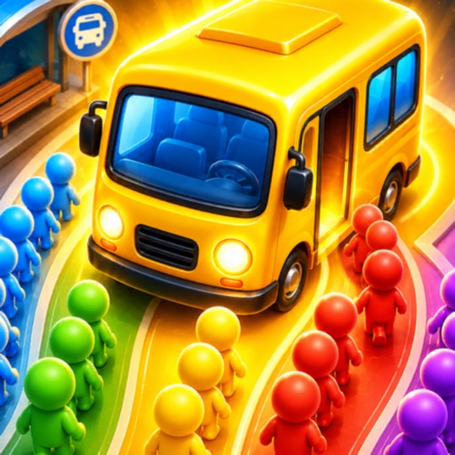 أيقونة Crowd Express: Boarding Puzzle